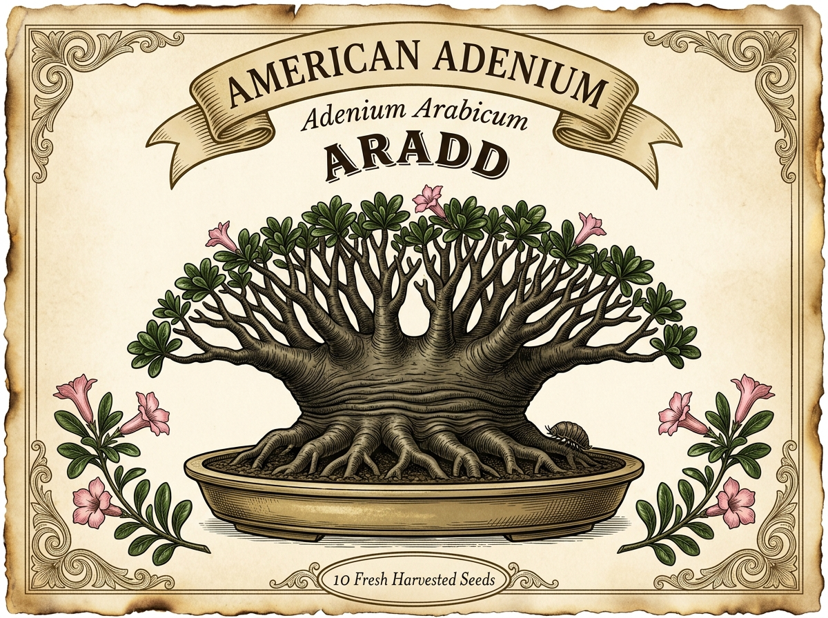 Adenium Arabicum Ara DD Seeds Qty 10 Seeds