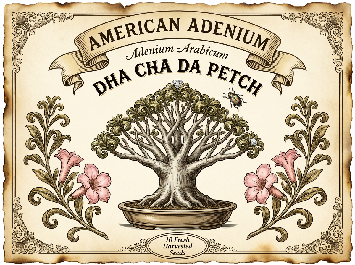 Adenium Arabicum DHA Cha Da Petch 10 seeds