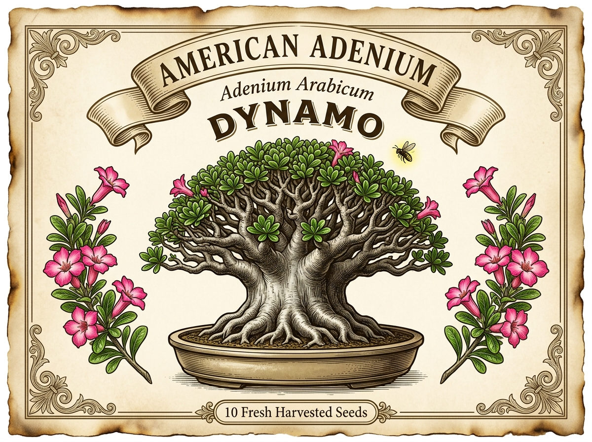 Adenium arabicum ‘Dynamo’ — Collector Seed Pack | 10 Seeds