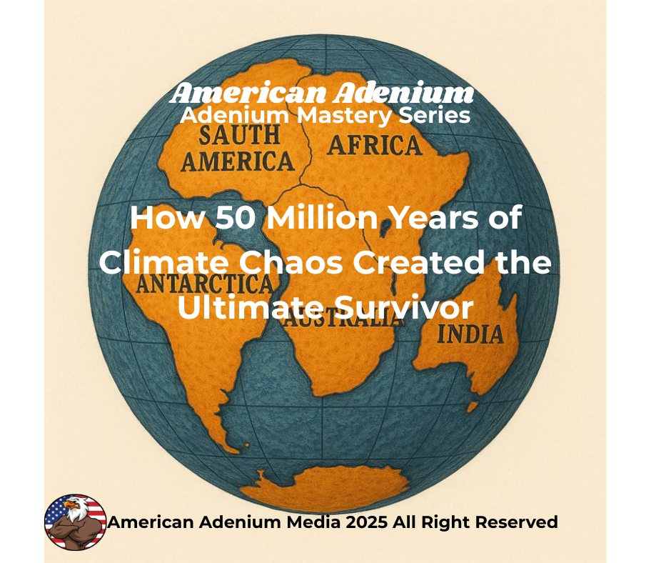 The Ancient Roots of The Desert Rose: How 50 Million Years of Climate Chaos Created the Ultimate Survivor