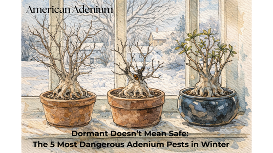 Dormant Doesn’t Mean Safe: The 5 Most Dangerous Adenium Pests in Winter