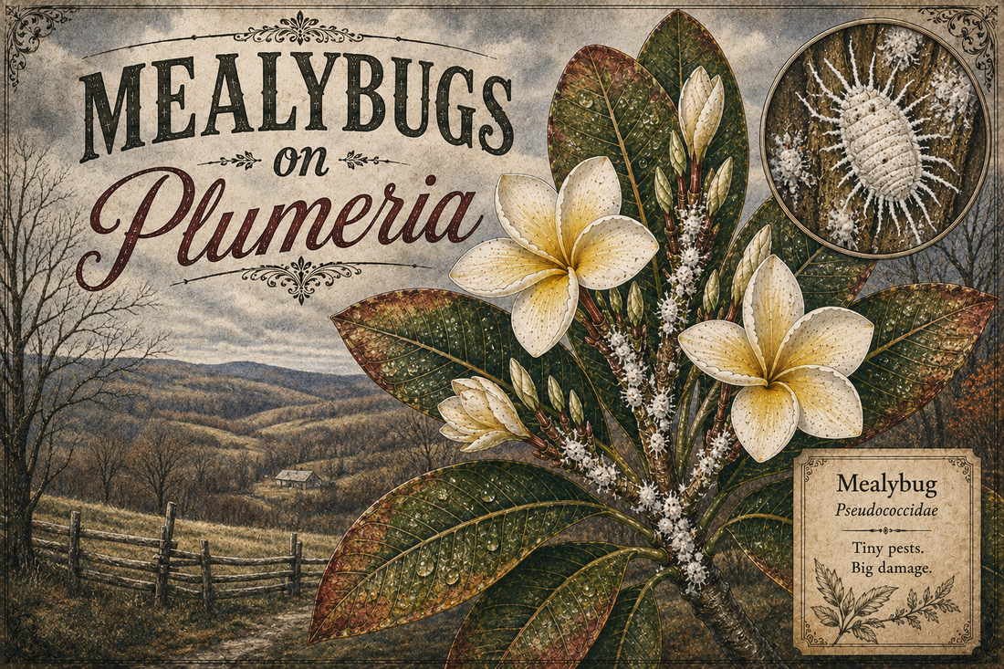 Mealybugs on Plumeria — Cold Climate Growing Guide for USDA Zones 3–7b