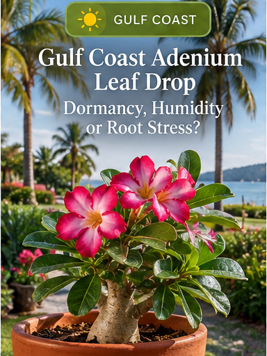 Gulf Coast Adenium Leaf Drop: Dormancy, Humidity or Root Stress?