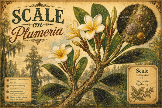 Scale on Plumeria — Gulf Coast Growing Guide for FL, AL, LA & MS