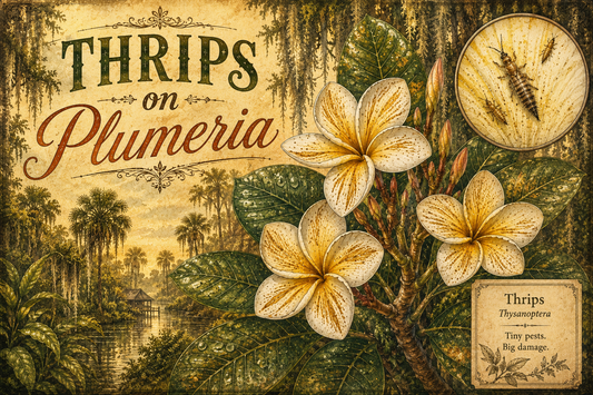 Thrips on Plumeria — Gulf Coast Growing Guide for FL, AL, LA & MS