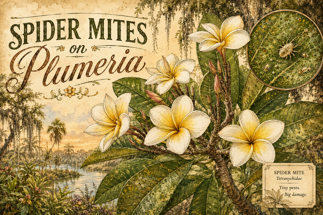 Spider Mites on Plumeria — Gulf Coast Growing Guide for FL, AL, LA & MS