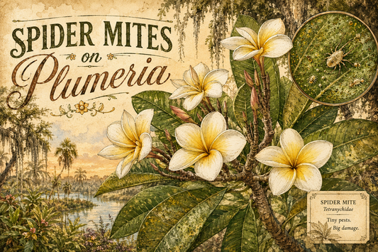 Spider Mites on Plumeria — Gulf Coast Growing Guide for FL, AL, LA & MS