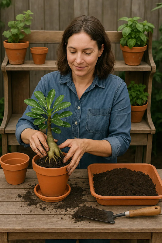 Planting & Transplanting Adenium