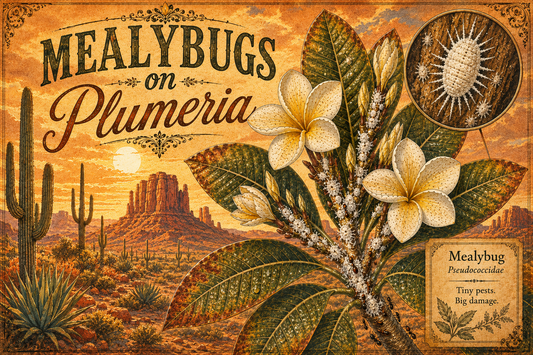 Mealybugs on Plumeria — Western Growing Guide for AZ, CA, NV, TX, NM & OK