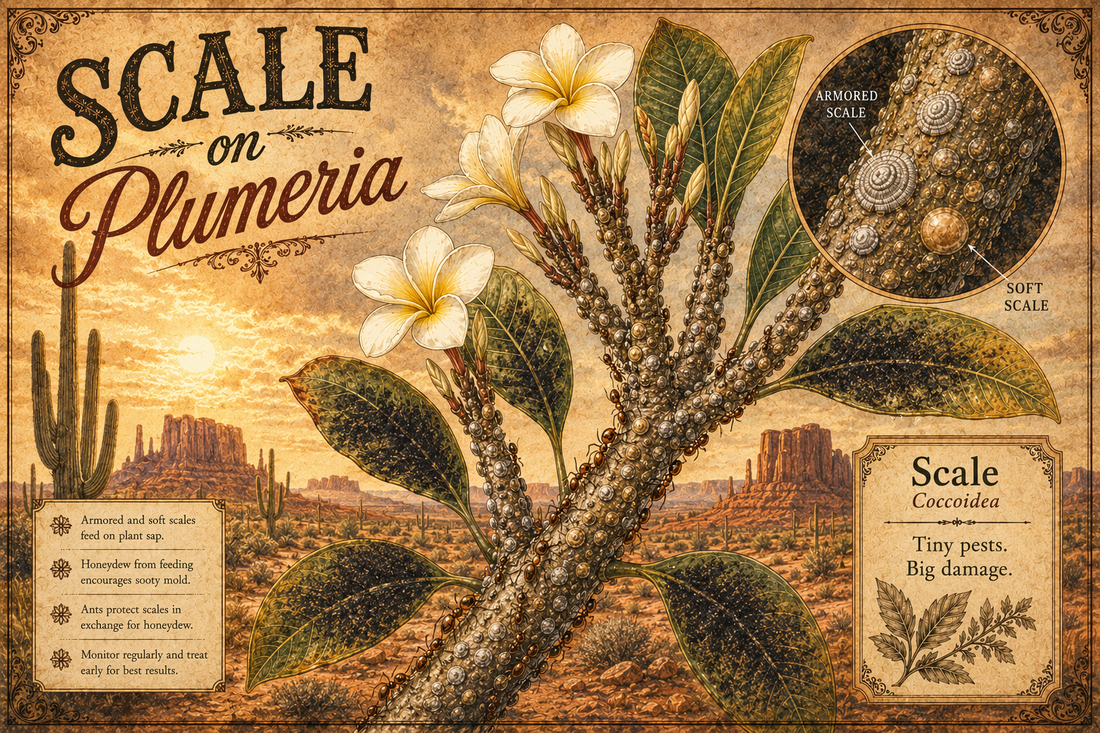 Scale on Plumeria — Western Growing Guide for AZ, CA, NV, TX, NM & OK
