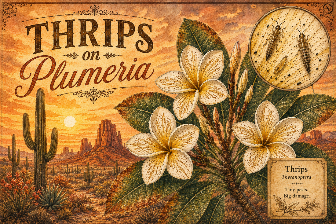 Thrips on Plumeria — Western Growing Guide for AZ, CA, NV, TX, NM & OK