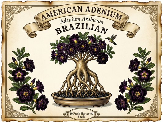 Adenium Arabicum Brazilian Seeds Qty 10