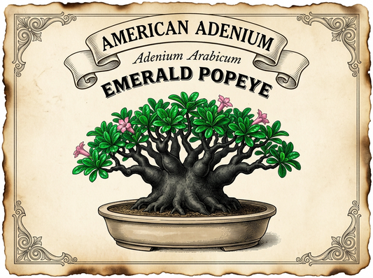 Adenium Arabicum Emerald Popeye 10 seeds