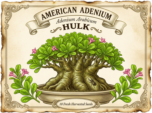Adenium arabicum 'Hulk' — Heavy-Build Thai Hybrid Seeds
