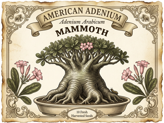Adenium Arabicum Mammoth Seeds Qty 10