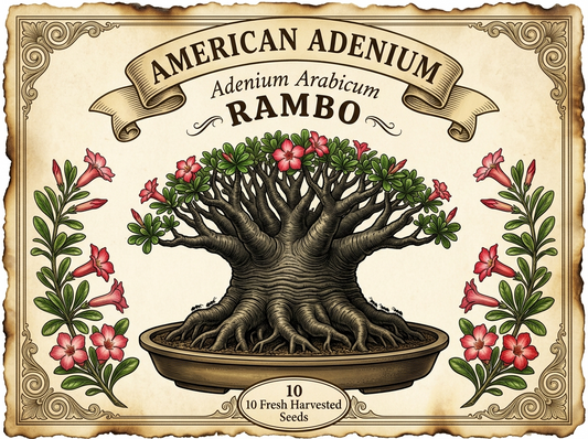 Adenium Arabicum Rambo 10 Seeds