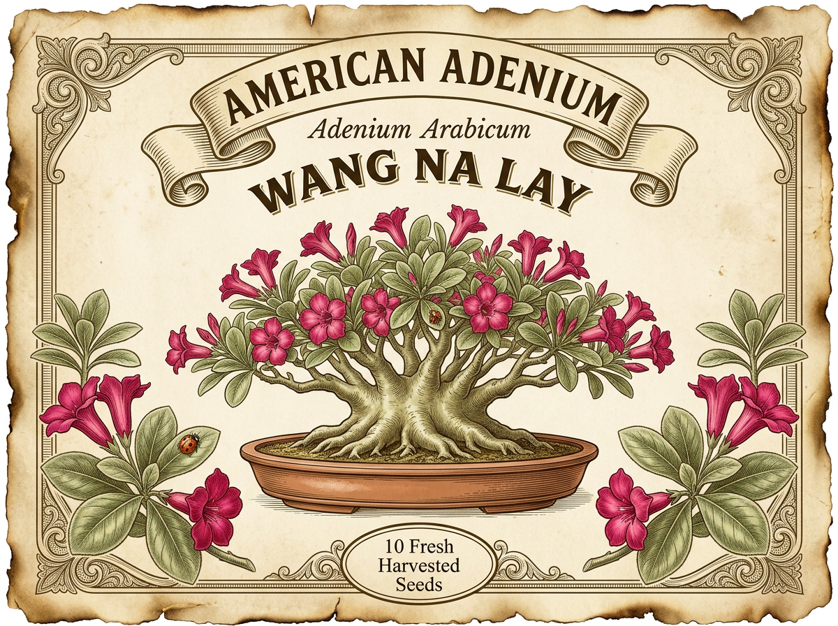 Adenium Arabicum Wang Na Lay 10 seeds package