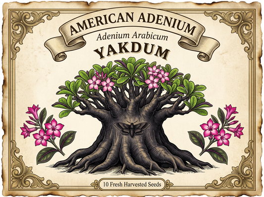 Adenium arabicum 'Yakdum' — Black Giant Thai Hybrid Seeds